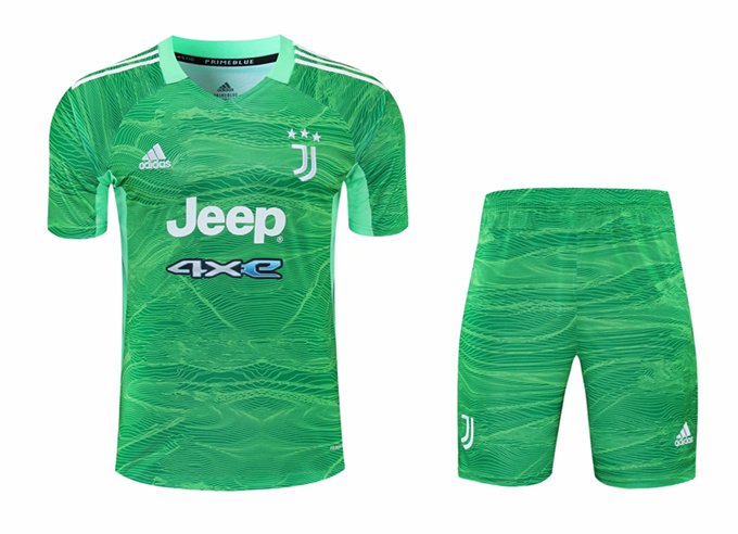 Kit infantil Goleiro Juventus 2021 2022 Adidas oficial verde